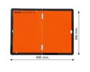 Panel Naranja Plegable ADR  400x300 mm - Horizontal