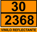 PANEL NARANJA 400X300 REFLECTANTE HOMOLOGADO -  TEXTO - 30/1299 (copia)