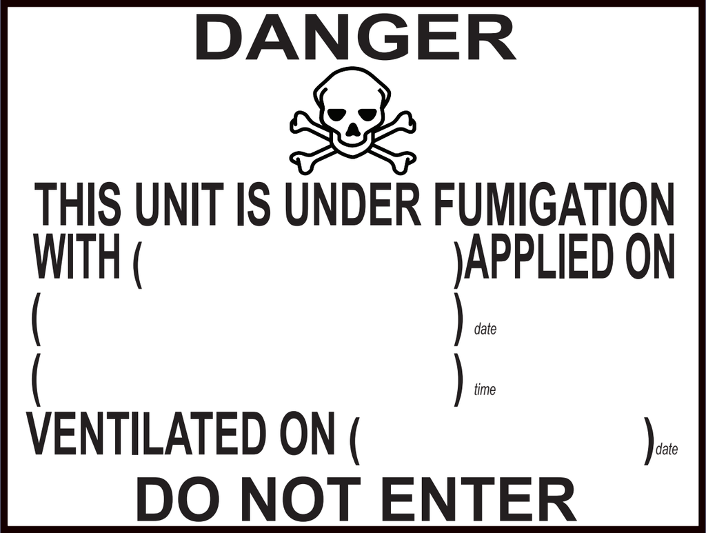 ETIQUETA ADHESIVA MARCA CONTENEDOR FUMIGADO UN 3359 - 400X300 MM - BOBINAS 50 UDS 