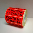 [MP008] ETIQUETA CONTIENE ALBARÁN - ROLLO 1000 UDS