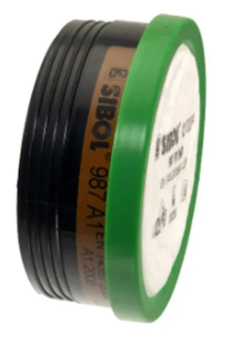 [FILTROS 987 A1B1E1K1P1] FILTRO MASCARA SERIE 987 - A1B1E1K1 + FILTRO PARTIÍCULA P2